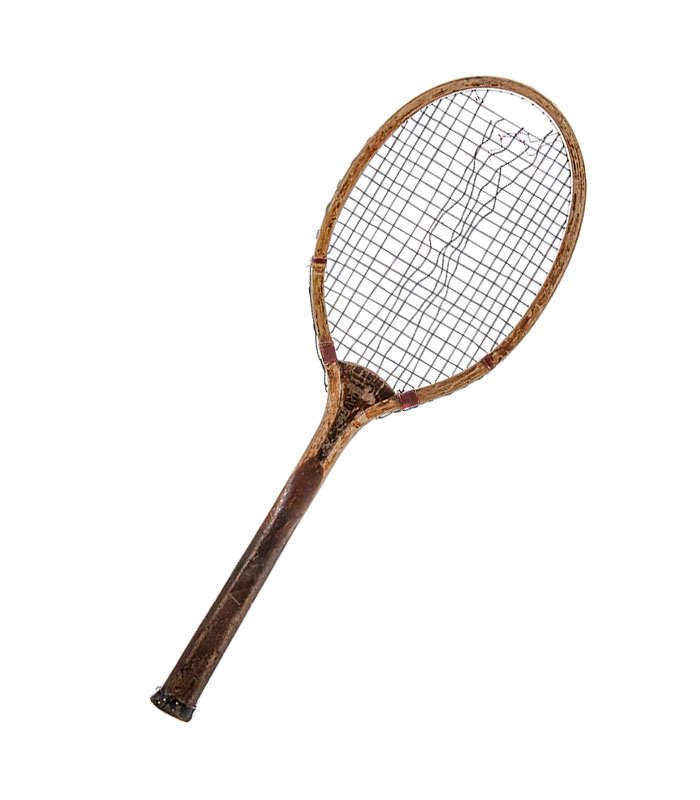 Tennis racket by Iver Johnson manufacturer NFT - Antiquerackets.com